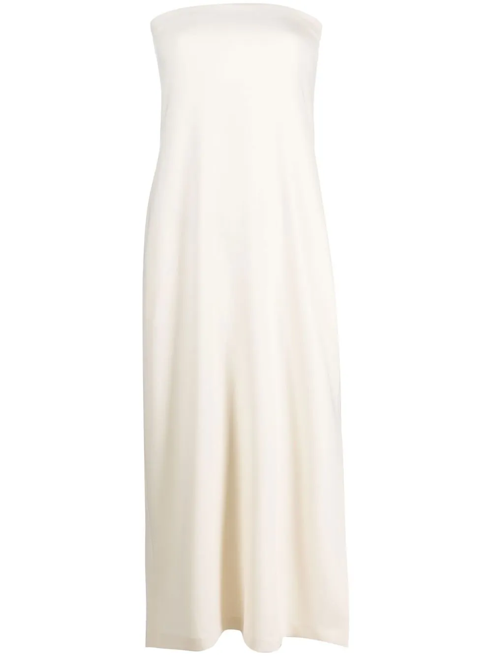 

Theory strapless a-line dress - Neutrals