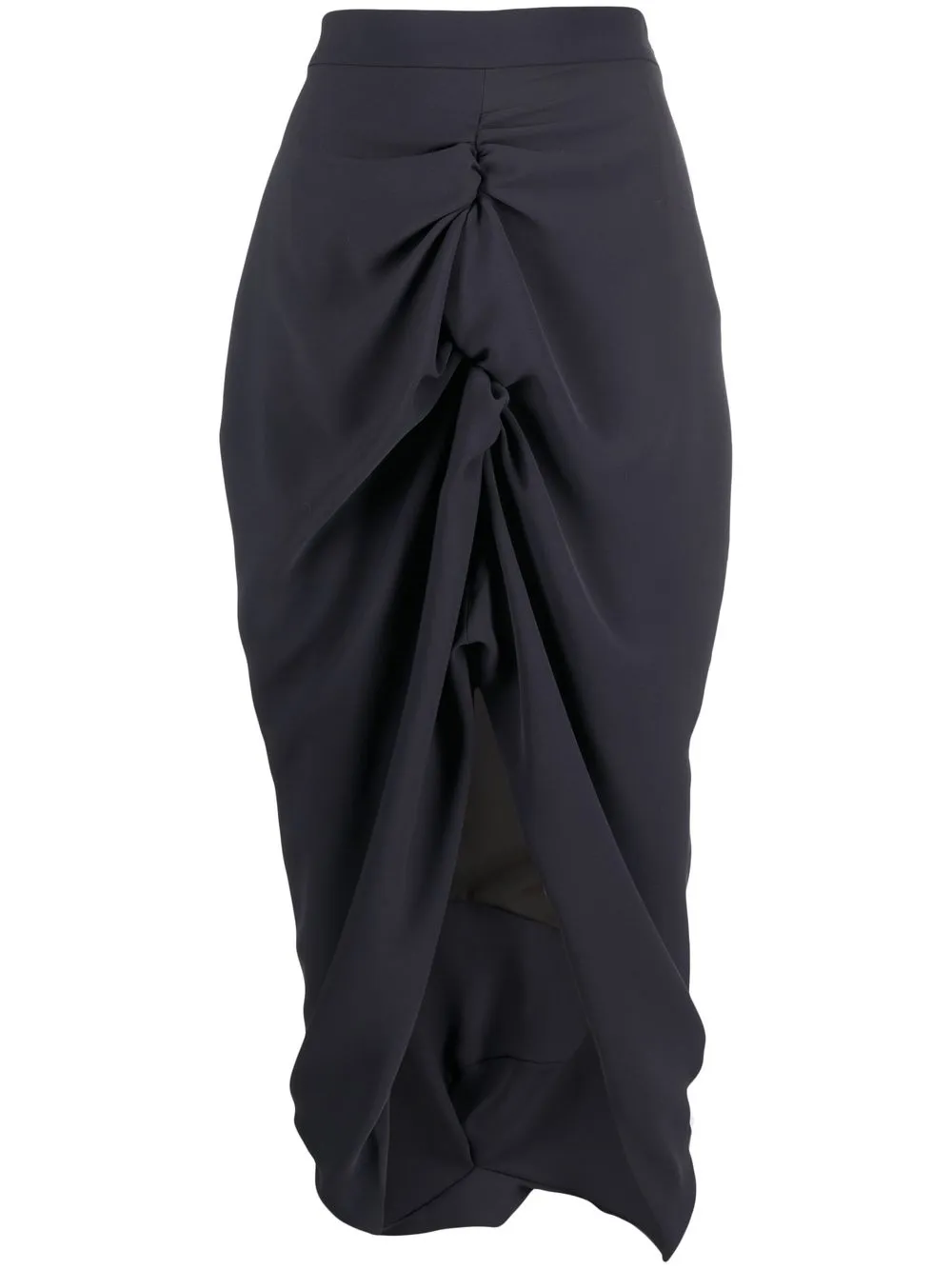 

Vivienne Westwood drape-detail midi skirt - Blue