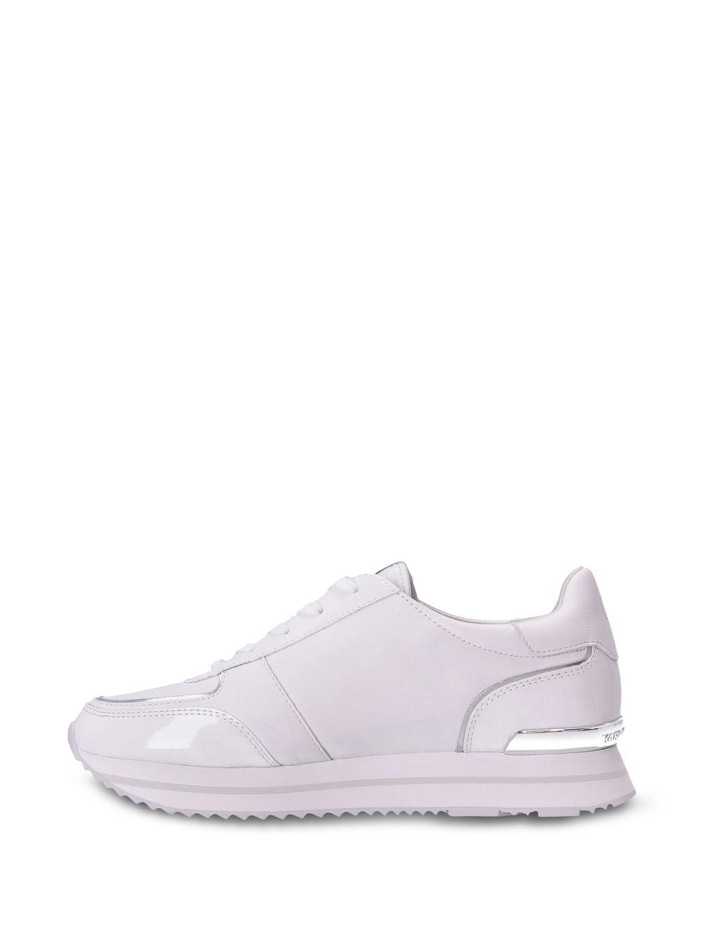 Shop Karl Lagerfeld Karl Patch-detail Low-top Sneakers In White