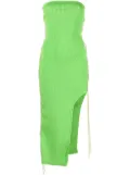 Giuseppe Di Morabito lace-up midi dress - Green