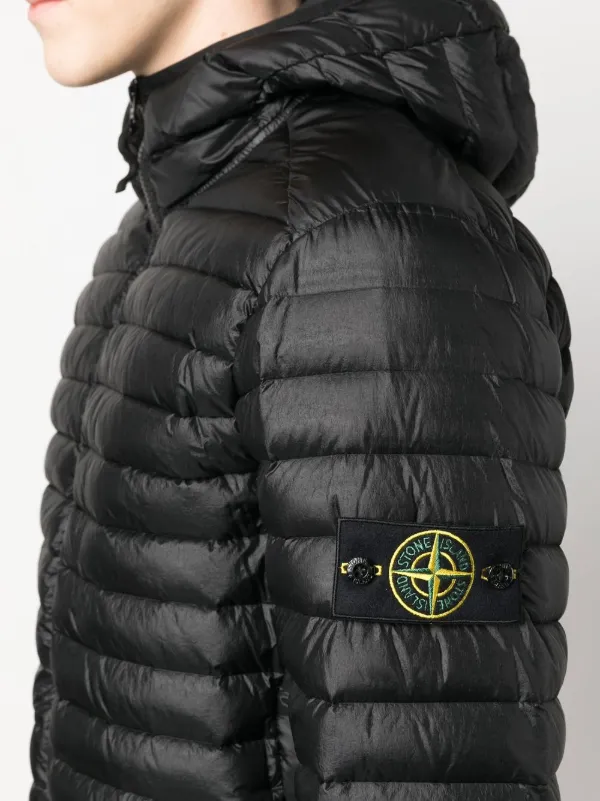 Pracht is meer dan importeren Stone Island logo-patch Padded Down Jacket - Farfetch