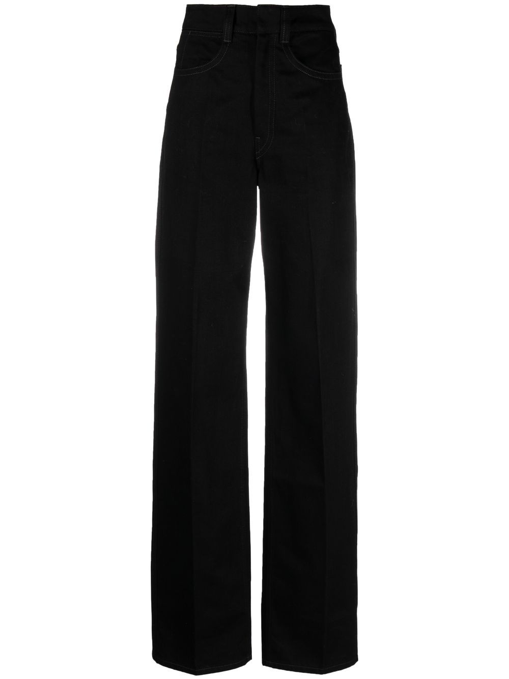 

Lemaire high-waisted denim trousers - Black