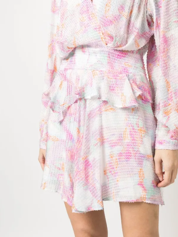 IRO textured finish floral print Dress Farfetch
