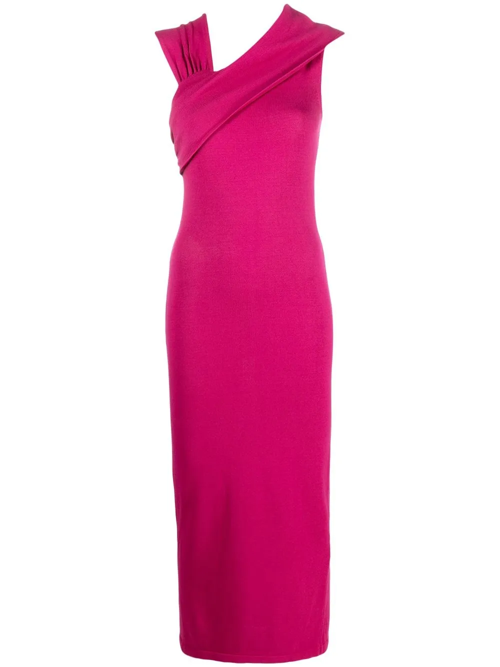 

Federica Tosi asymmetric stretch dress - Pink
