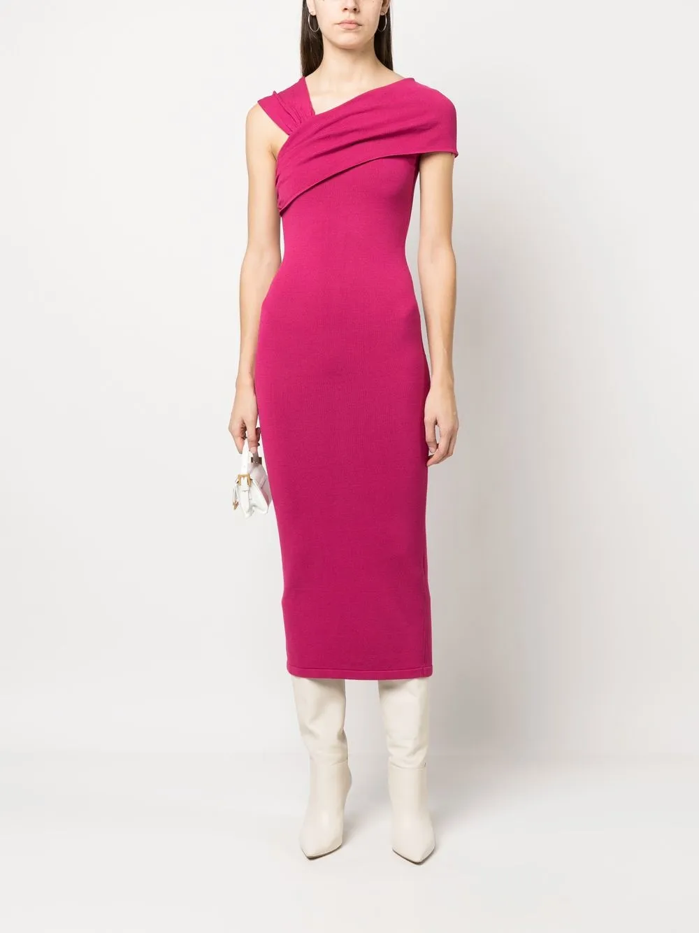 Federica Tosi Asymmetrische jurk - Roze