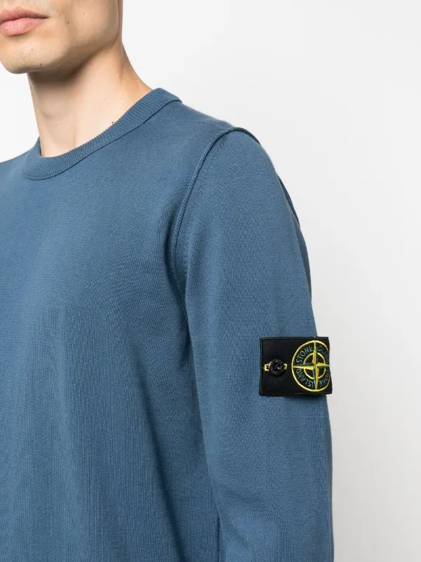 Stone Island LOGO PATCH Sweatshirt Blue