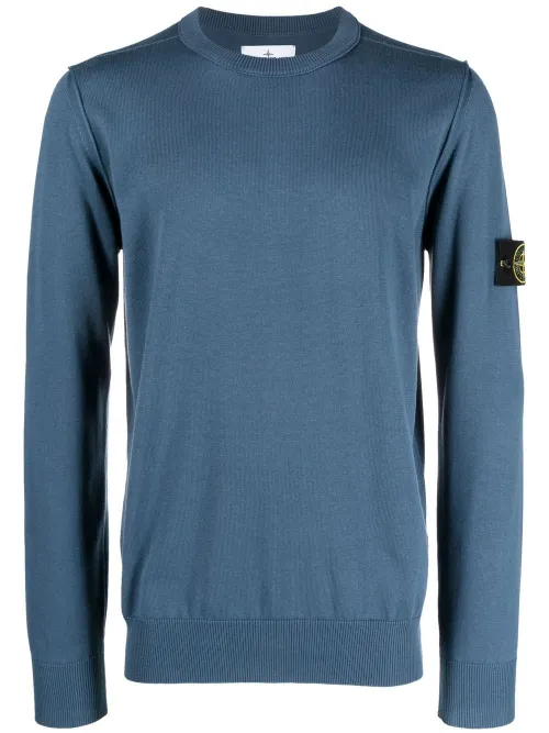 Sweat à patch logo - Stone Island - Modalova