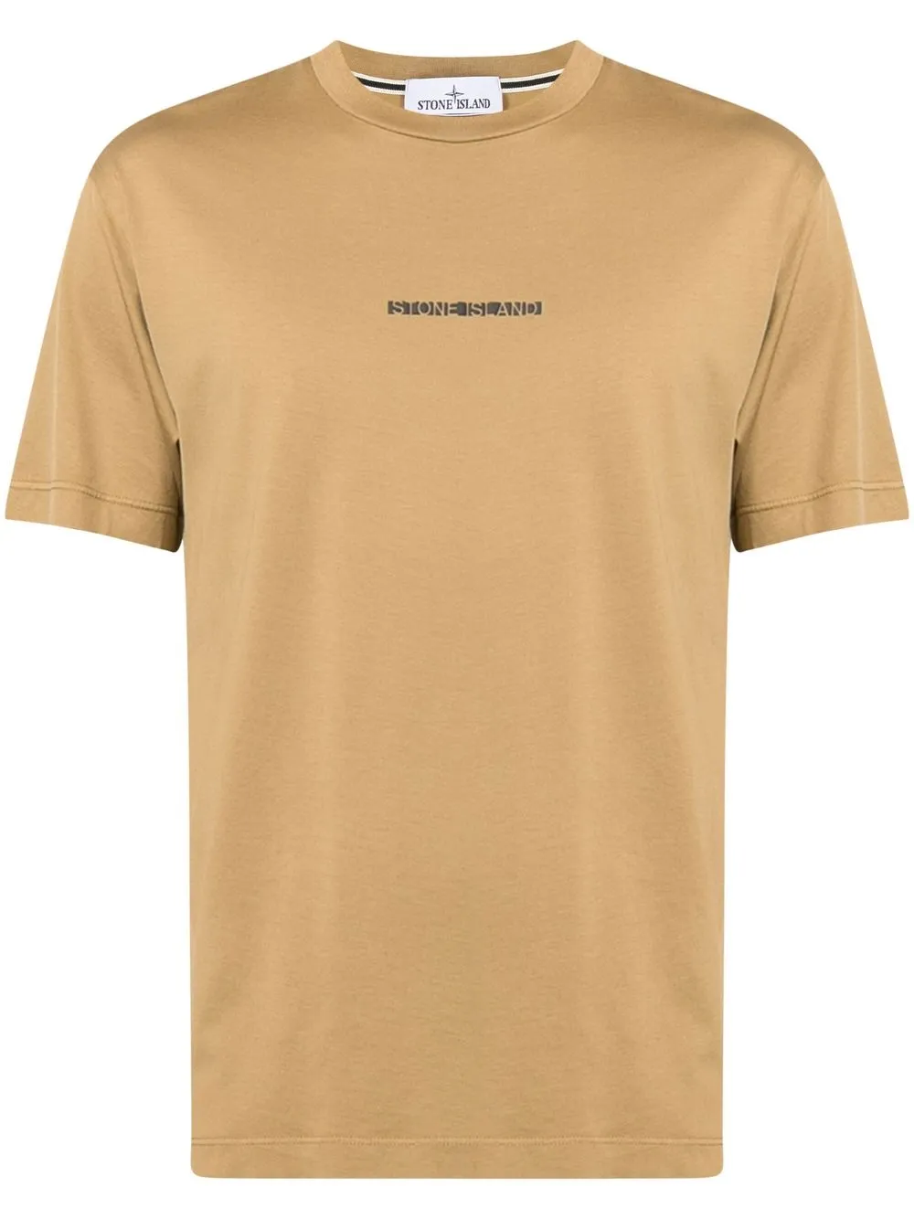 

Stone Island playera manga corta con logo estampado - Verde