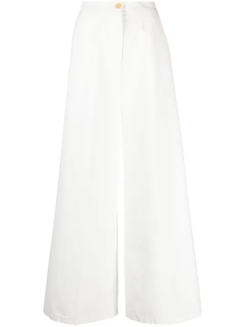Forte Forte pantalon ample à taille haute