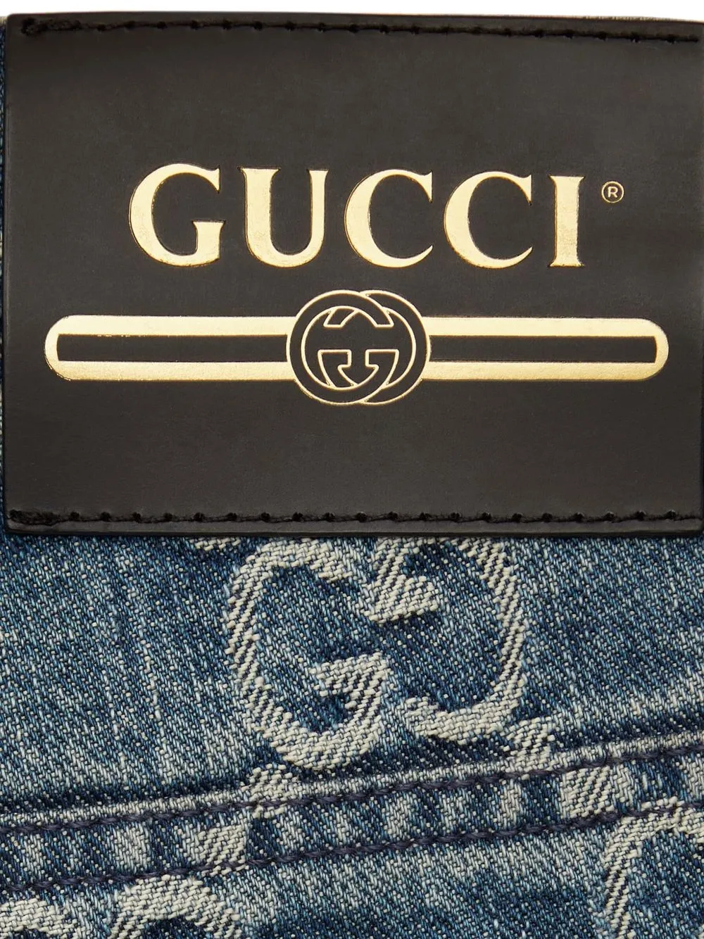 Gucci GGジャカード ストレートジーンズ - Farfetch