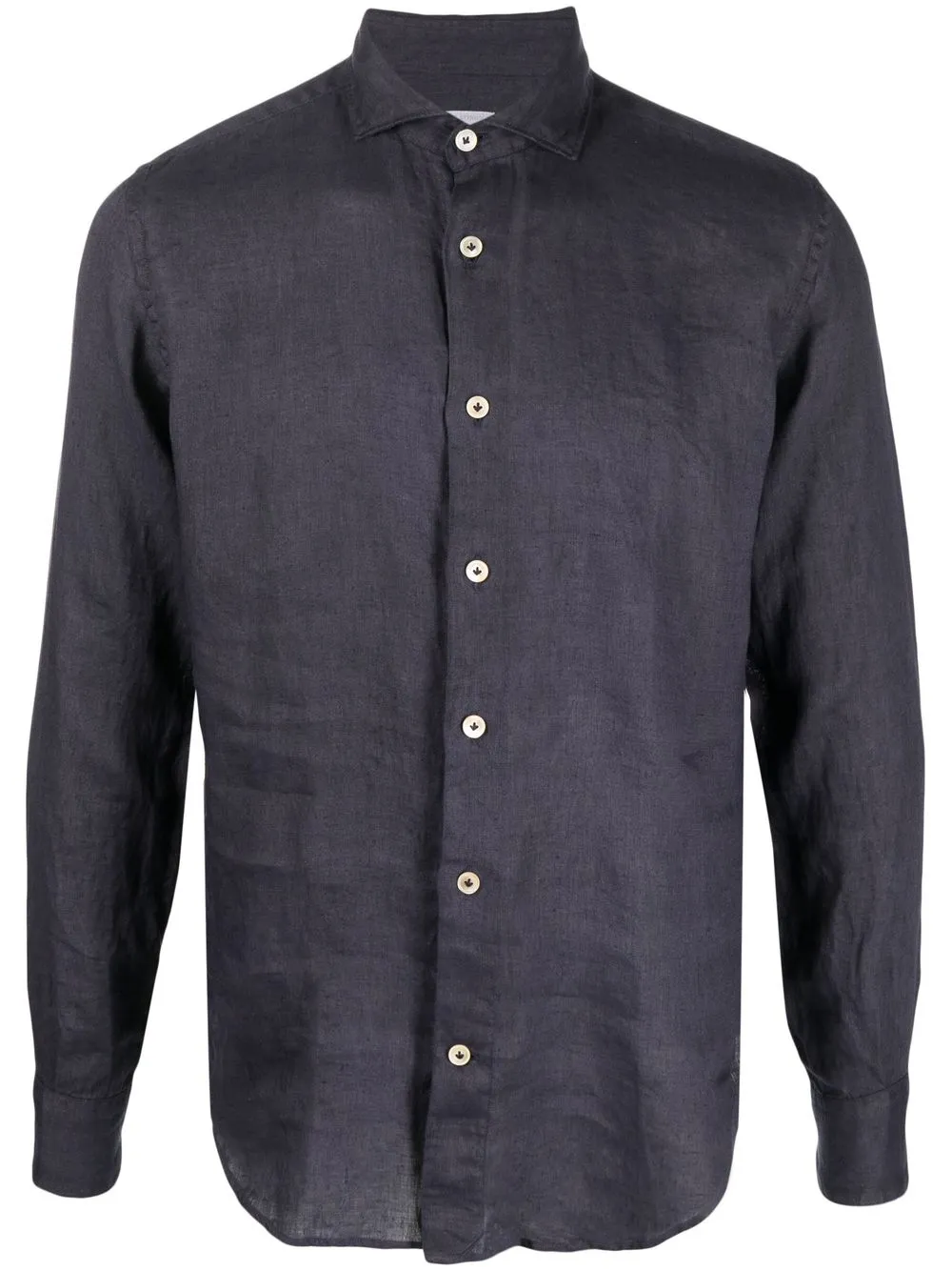 

Eleventy long-sleeve linen shirt - Blue