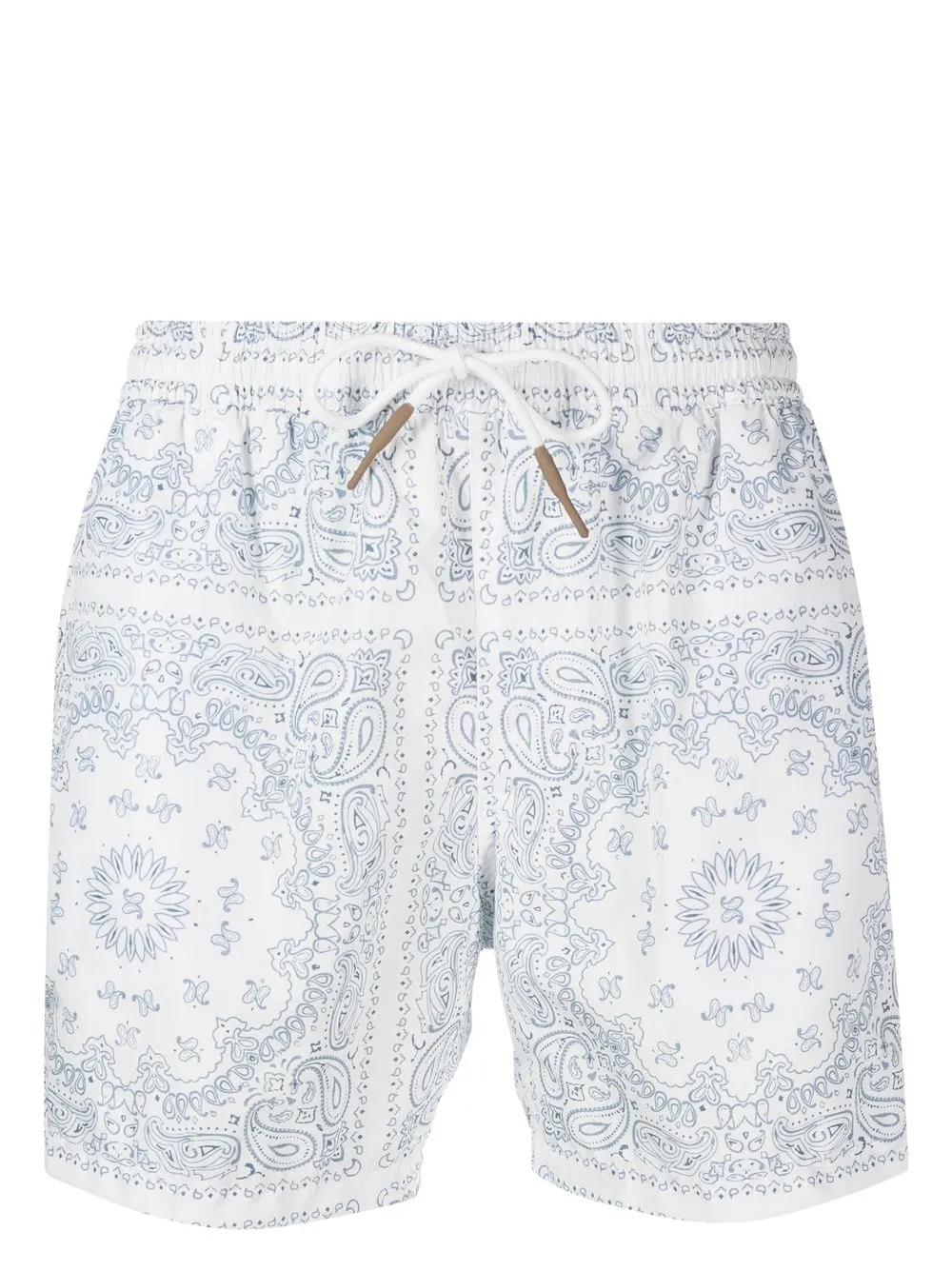 

Eleventy paisley-print swim shorts - White