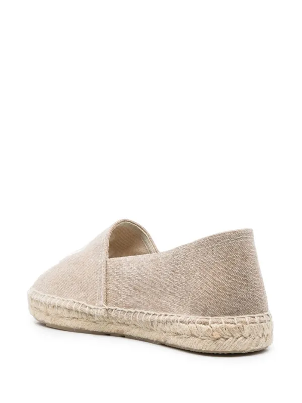 フラットシューズ Isabel Marant Espadrillas Con Logo ISABEL MARANT Canae logo-embroidered Espadrilles | Neutrals