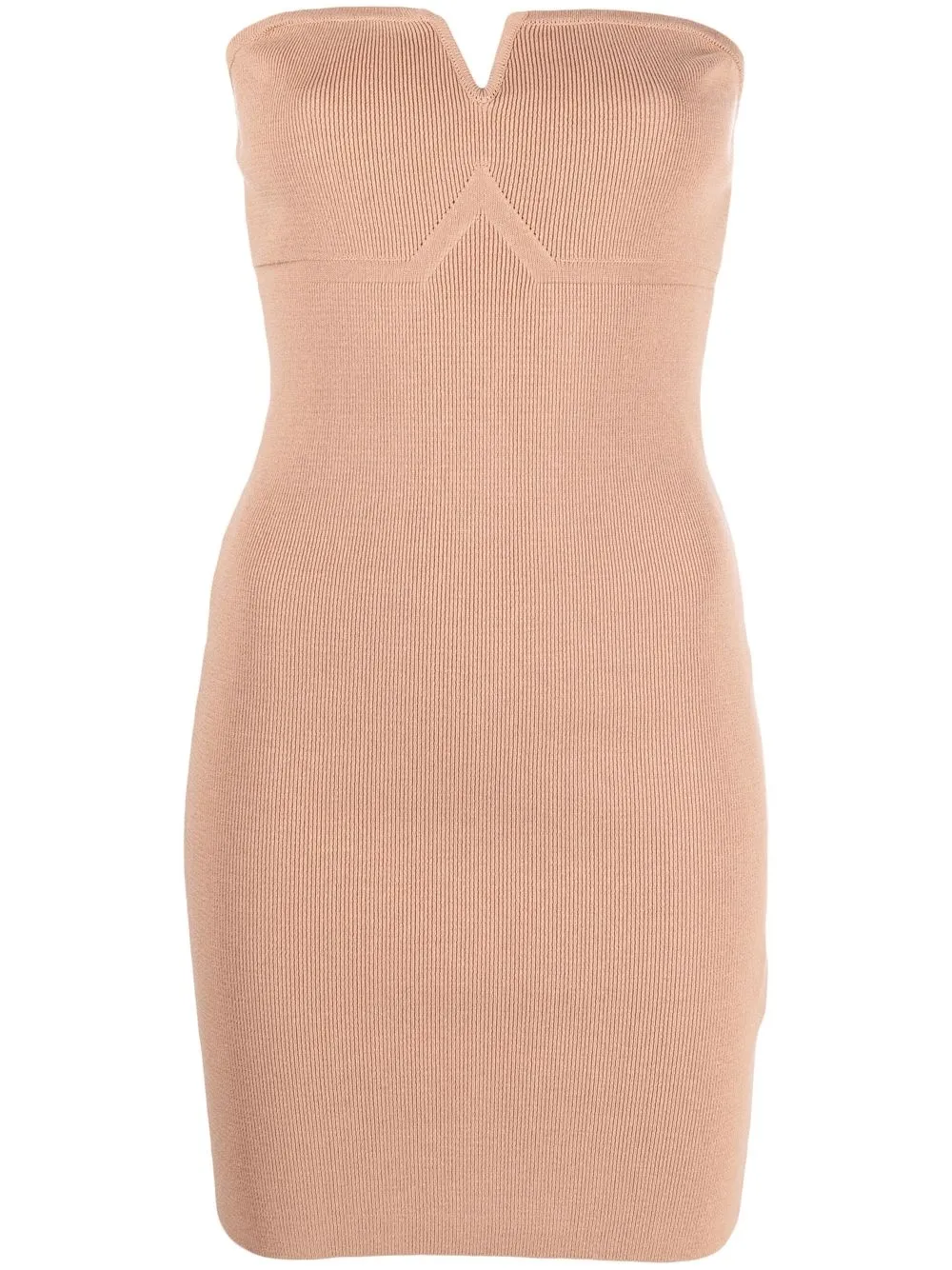 

Federica Tosi ribbed-knit bodycon dress - Neutrals