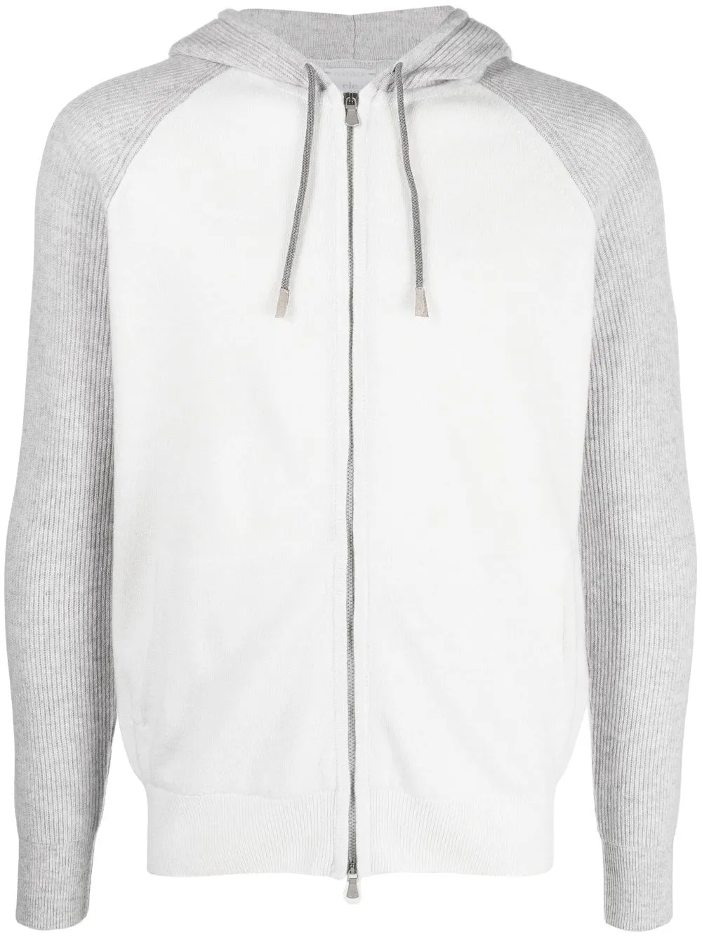 

Eleventy zip-up cashmere hoodie - Neutrals