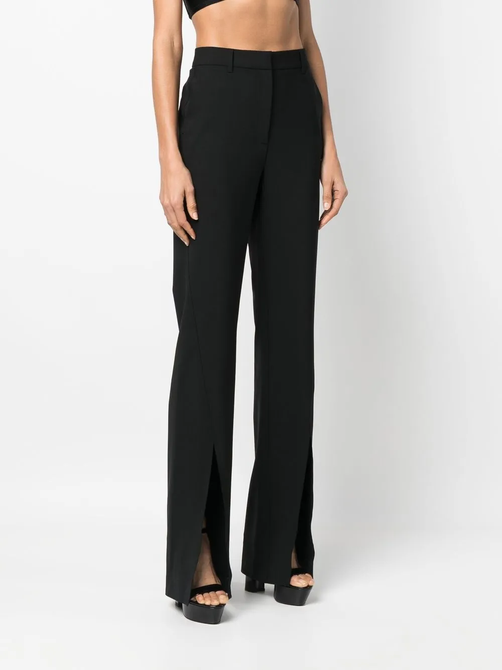 Giuseppe Di Morabito High Waisted Flared Trousers Farfetch