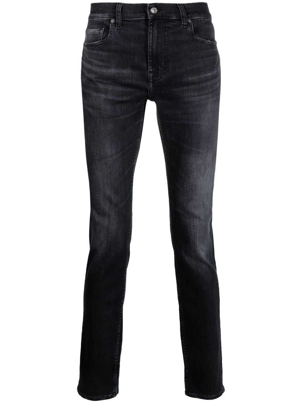 7 for all mankind paxytyn slim-fit jeans - black