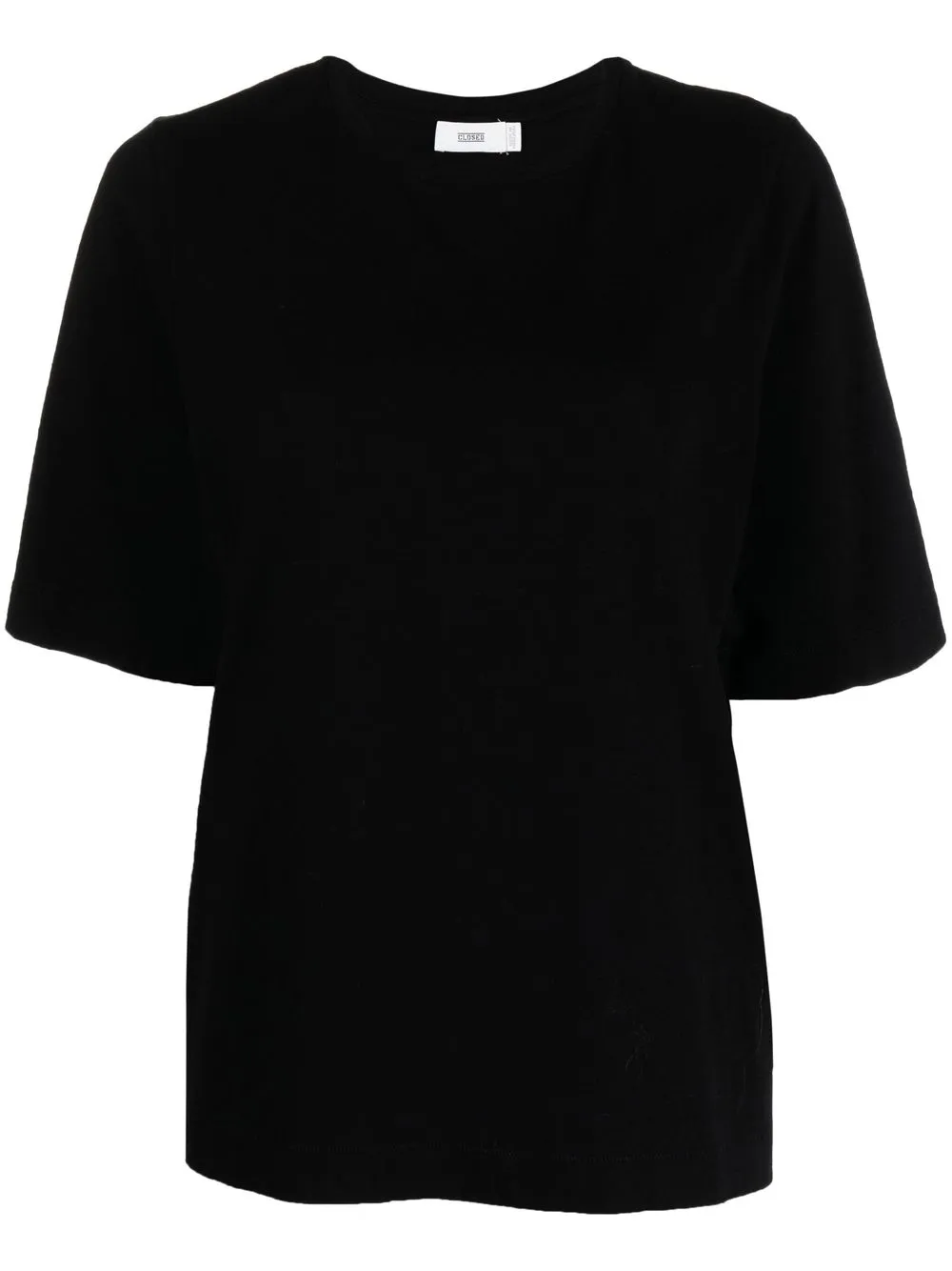 Closed Wide-sleeves T-shirt In Schwarz