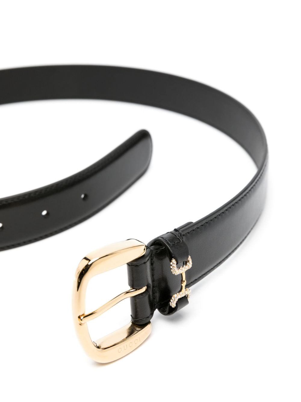 Image 2 of Gucci Horsebit-detail leather belt