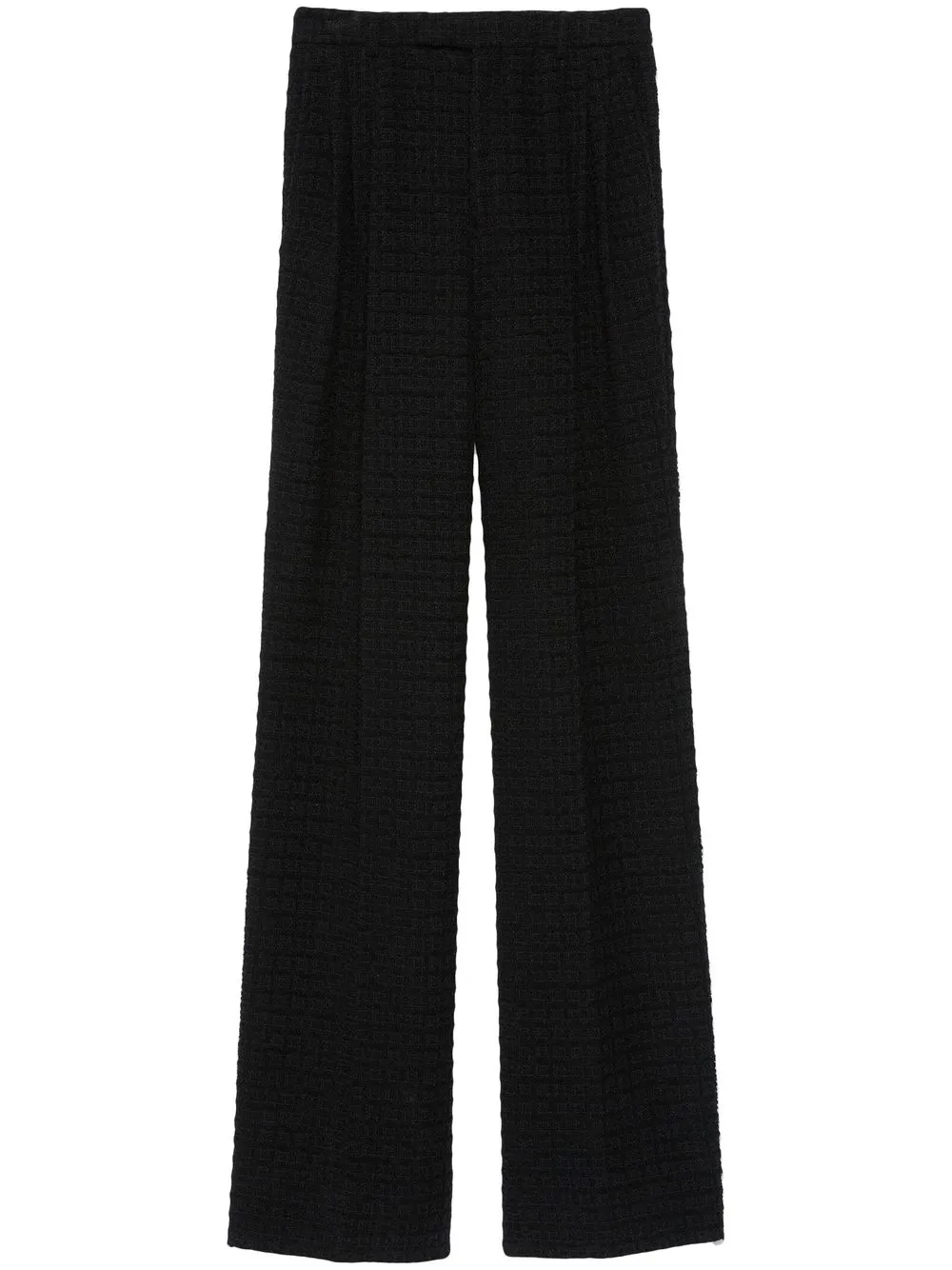 Gucci Tweedhose Mit Hohem Bund In Black