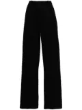 Gucci waffle-effect tweed trousers - Black