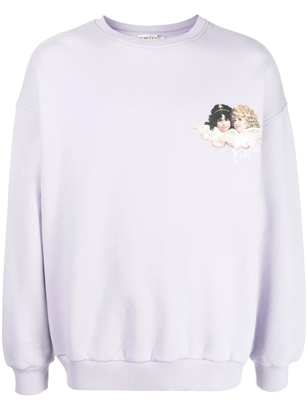 

Fiorucci angel-print sweatshirt - Purple