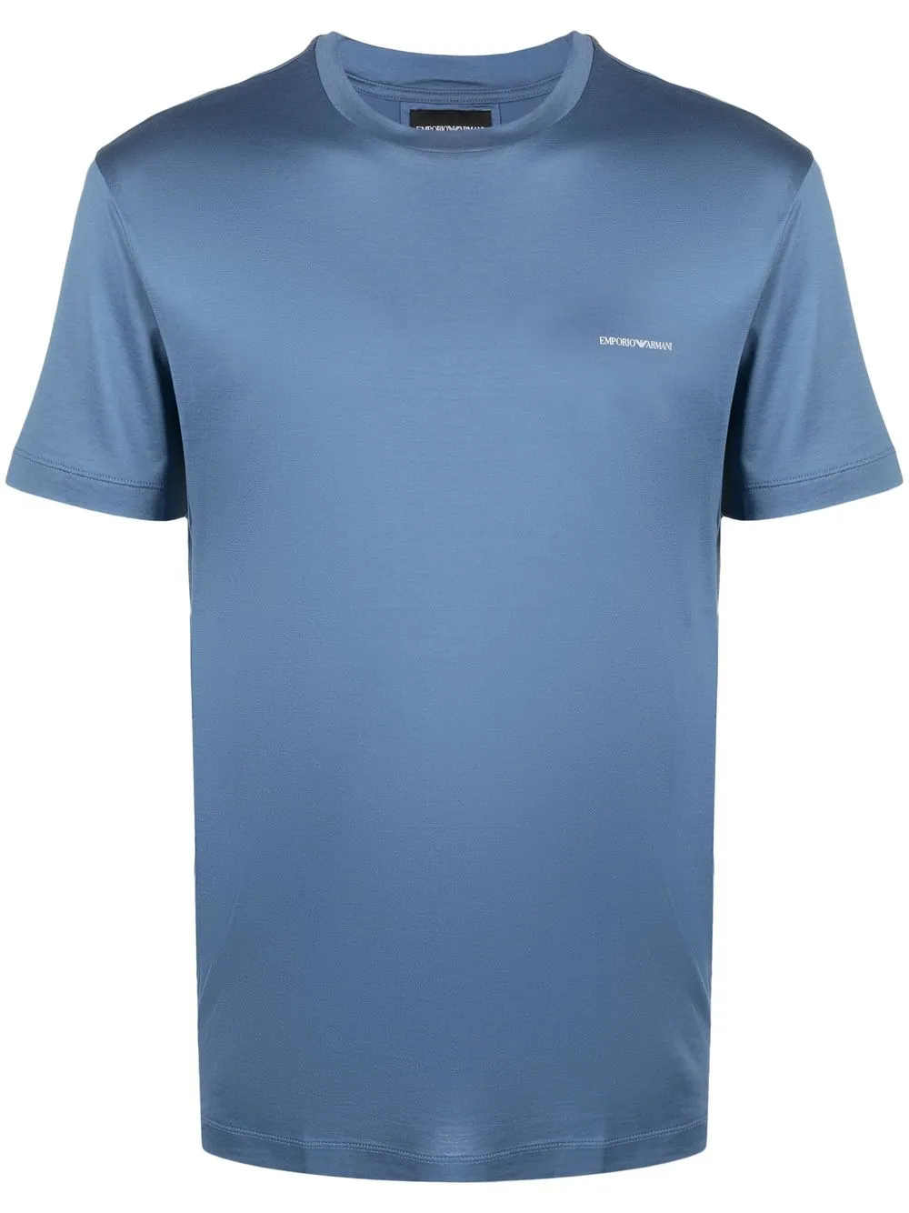 

Emporio Armani logo-print short-sleeve T-shirt - Blue
