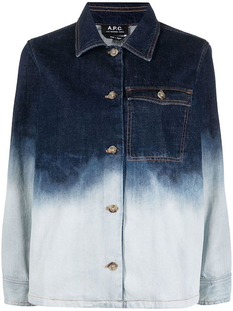 A.P.C. Janice tie-dye denim jacket