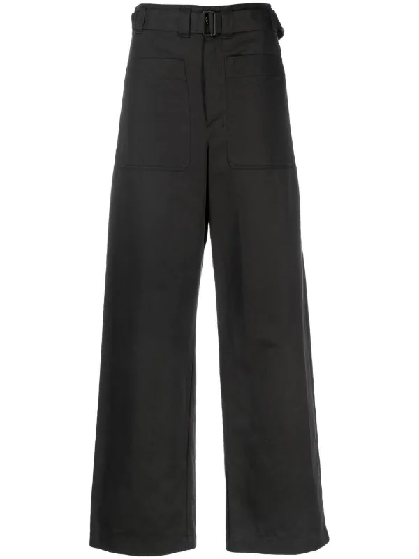 lemaire high-waist wide slacks | nate-hospital.com