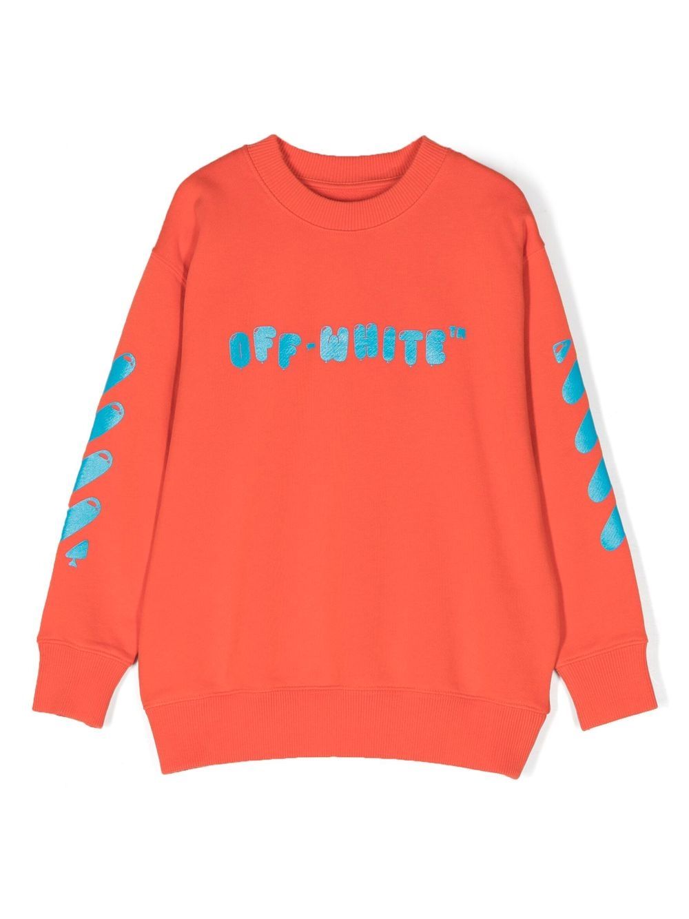 Off white hot sale hoodie orange