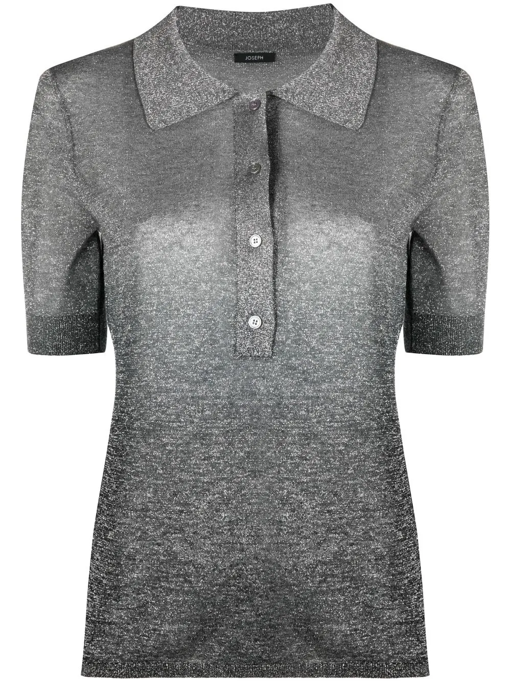 

JOSEPH short-sleeved polo shirt - Silver