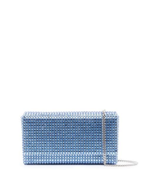 Amina Muaddi Superamina Paloma crystal-embellished clutch bag Women