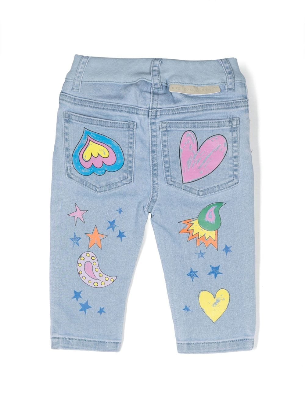 Stella McCartney Kids Jeans met print - Blauw