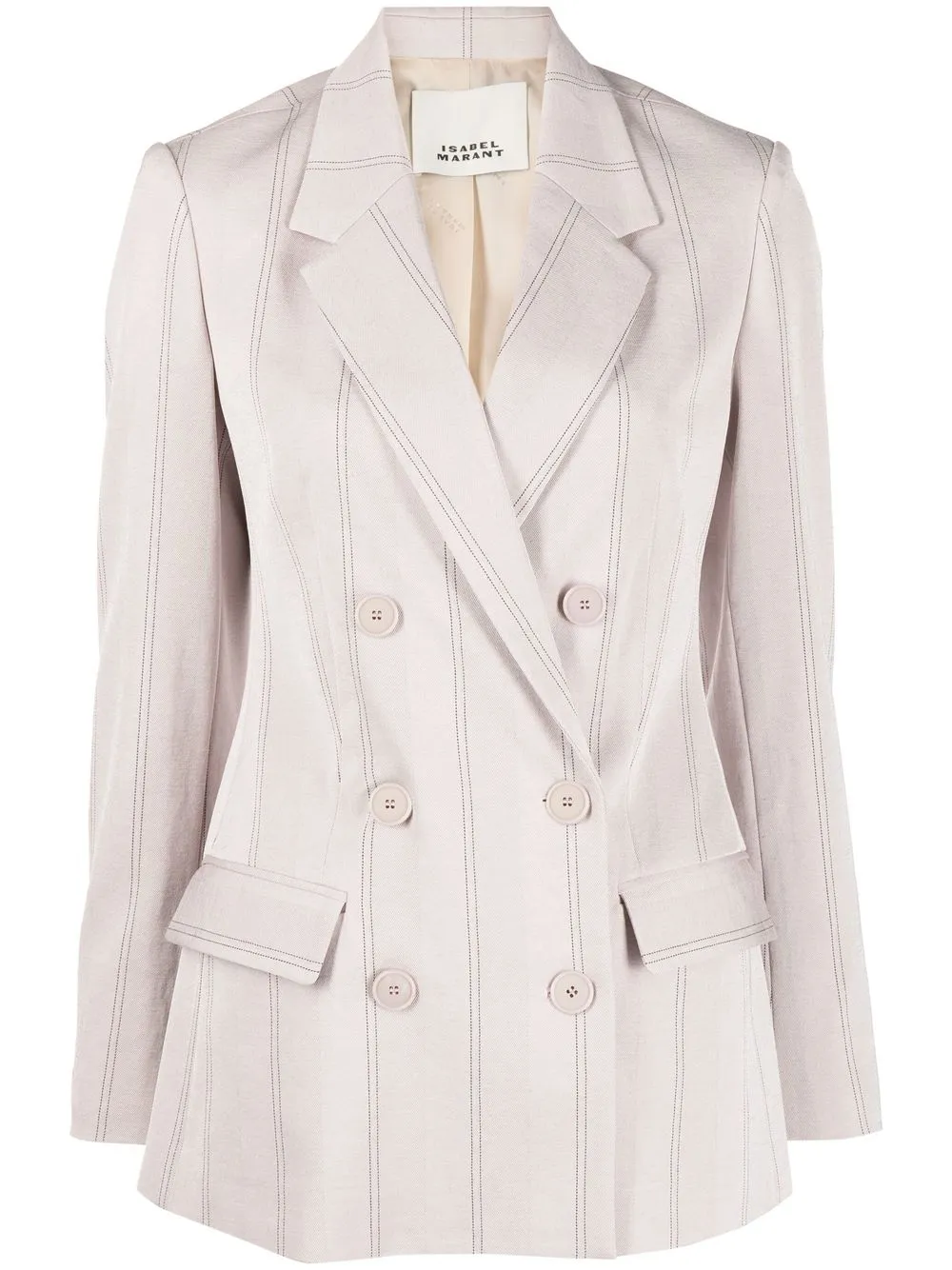 

Isabel Marant blazer con doble botonadura - Rosado