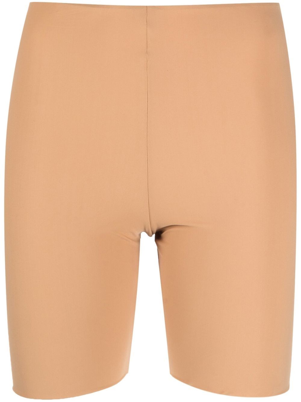 Shop Jil Sander High-waisted Biker Shorts In Neutrals