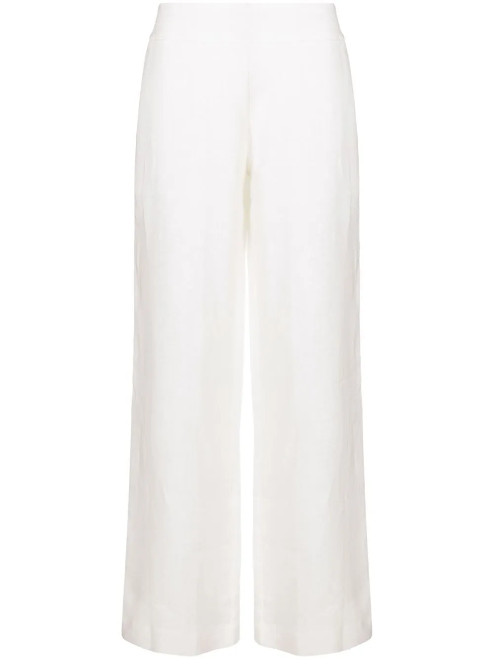 

Ermanno Scervino linen flared trousers - White