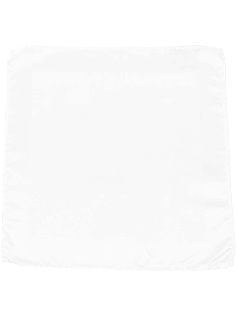Lardini Silk Handkerchief In White