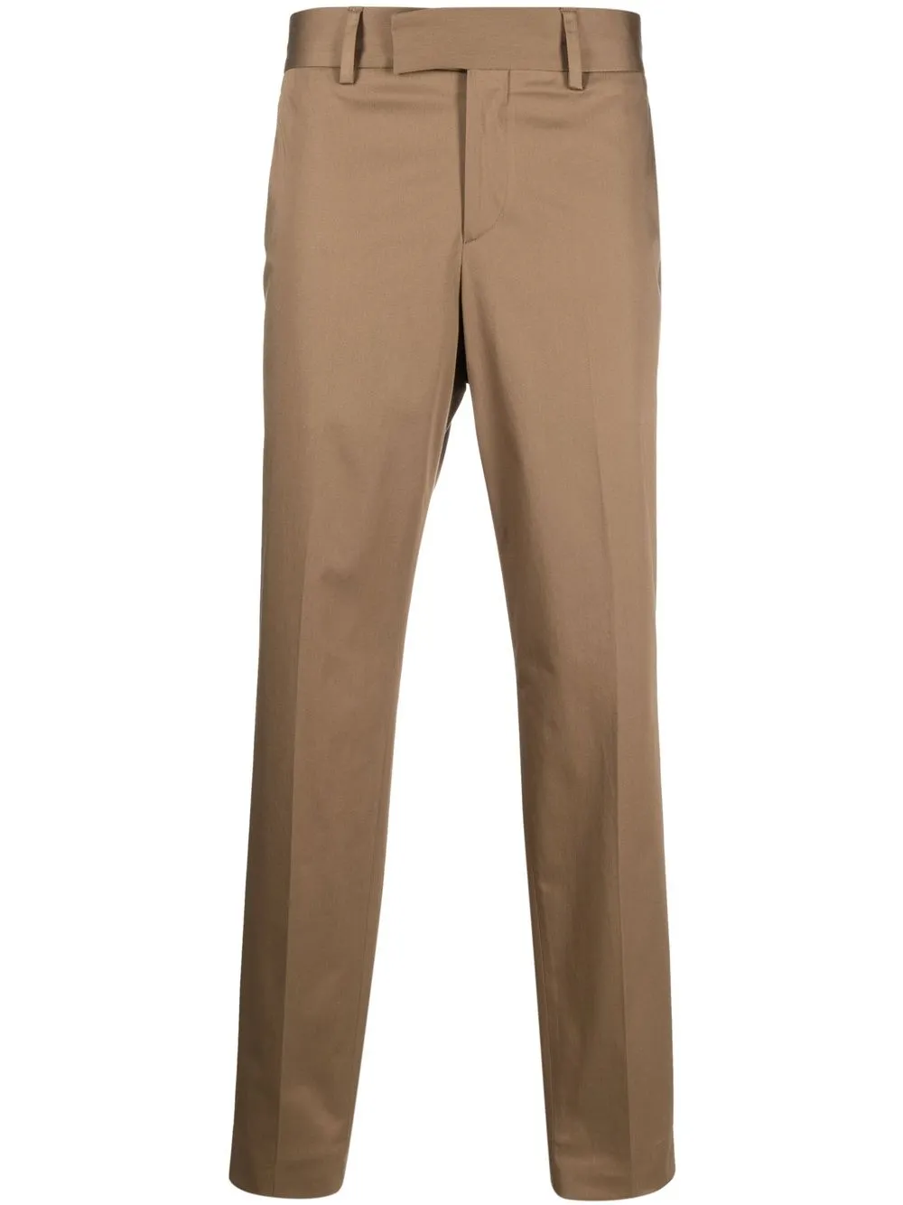 

Lardini straight-leg cotton trousers - Neutrals