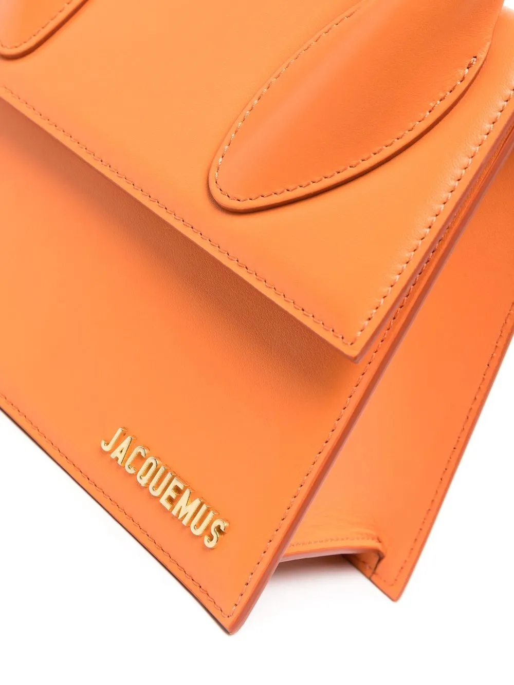 Shop Jacquemus Le Chiquito Tote Bag In Orange