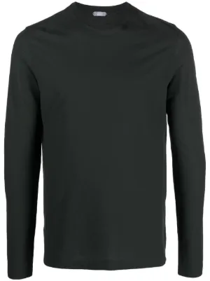 Stone Island Compass-patch long-sleeve T-shirt | Black | FARFETCH