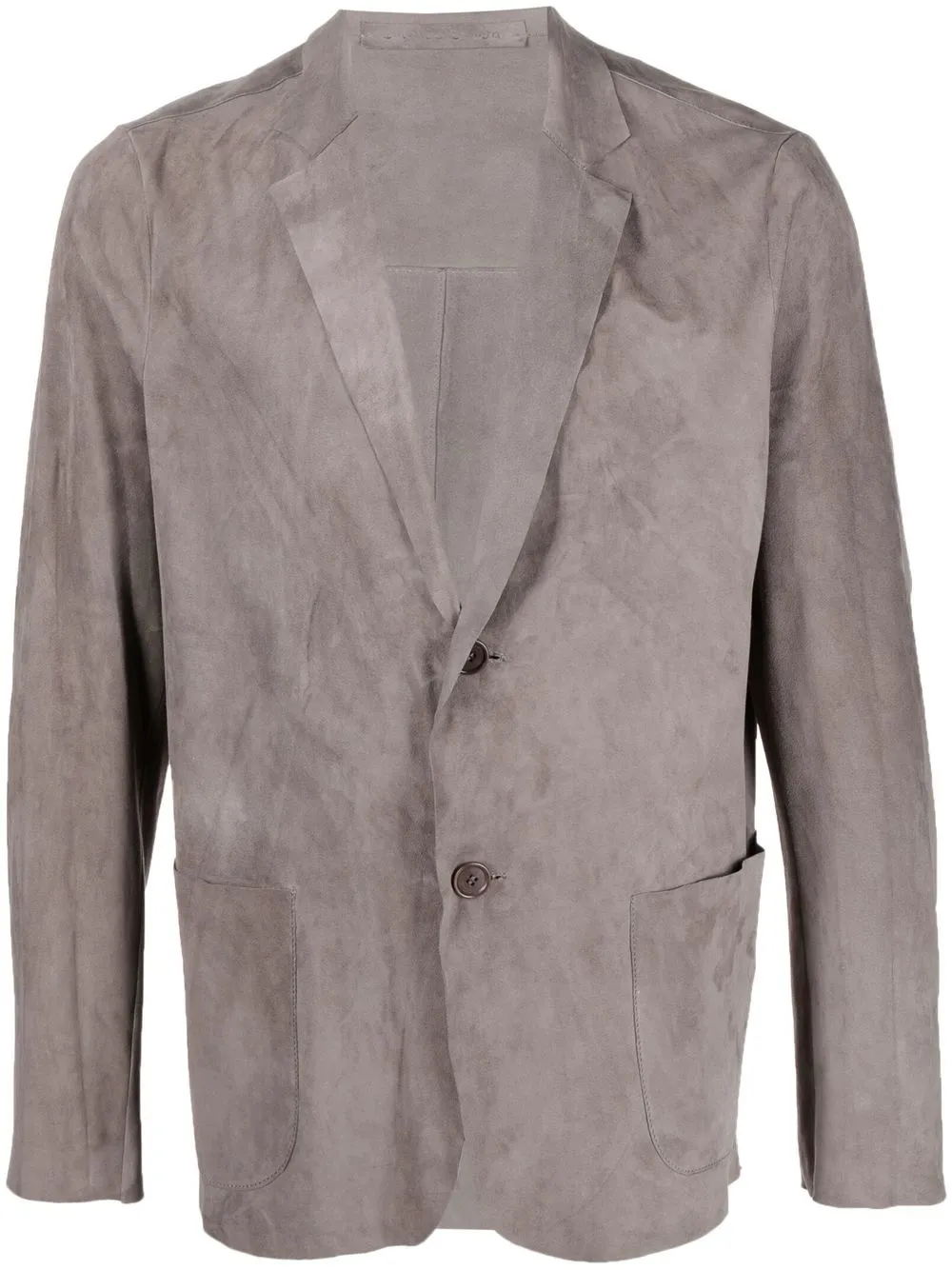 

Salvatore Santoro single-breasted sheepskin blazer - Grey