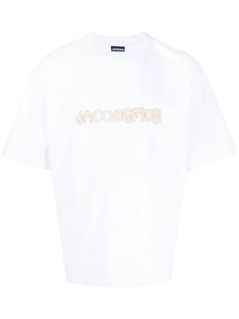 

Jacquemus embroidered-logo cotton T-shirt - White