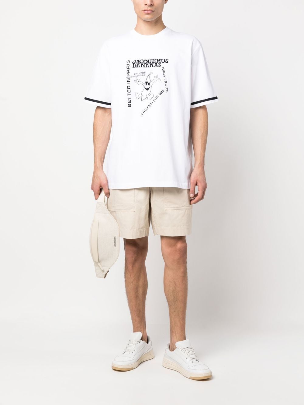 Jacquemus T-shirt met print - Wit
