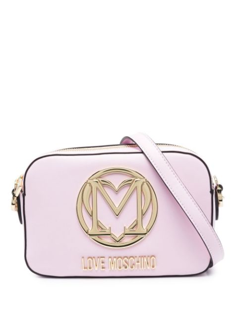 Love Moschino logo-plaque crossbody bag Women