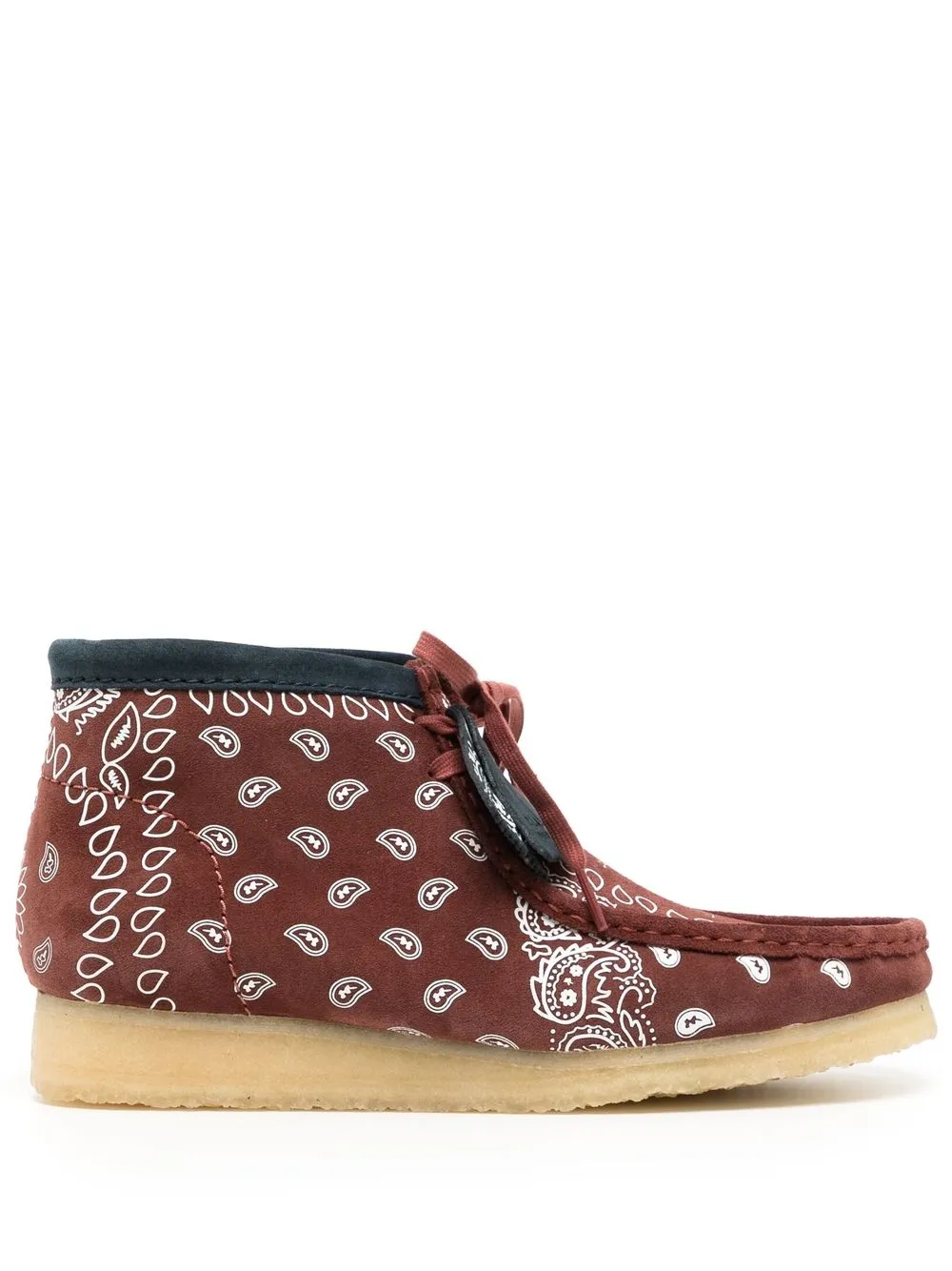 

Clarks Originals Wallabee printed boots - Red