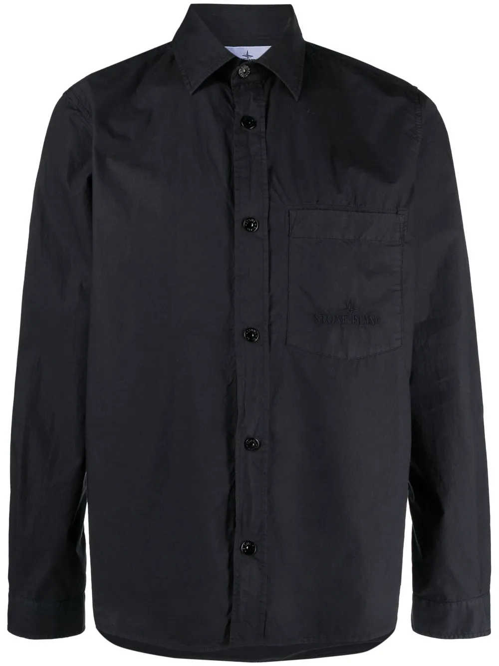 

Stone Island buttoned long-sleeve shirt - Blue