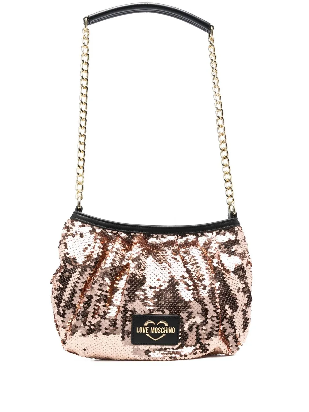 

Love Moschino bolsa de hombro con detalles de lentejuelas - Dorado