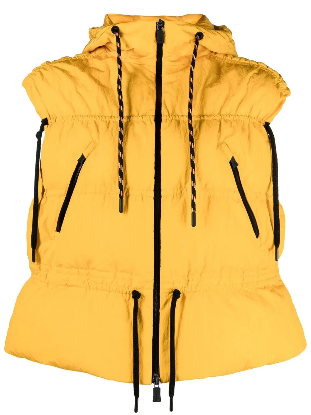 

Herno feather-down hooded gilet - Orange