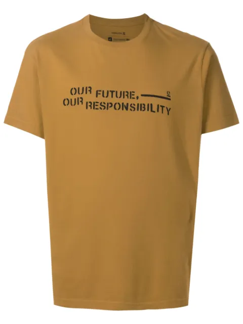 Osklen Camiseta de algodão com slogan