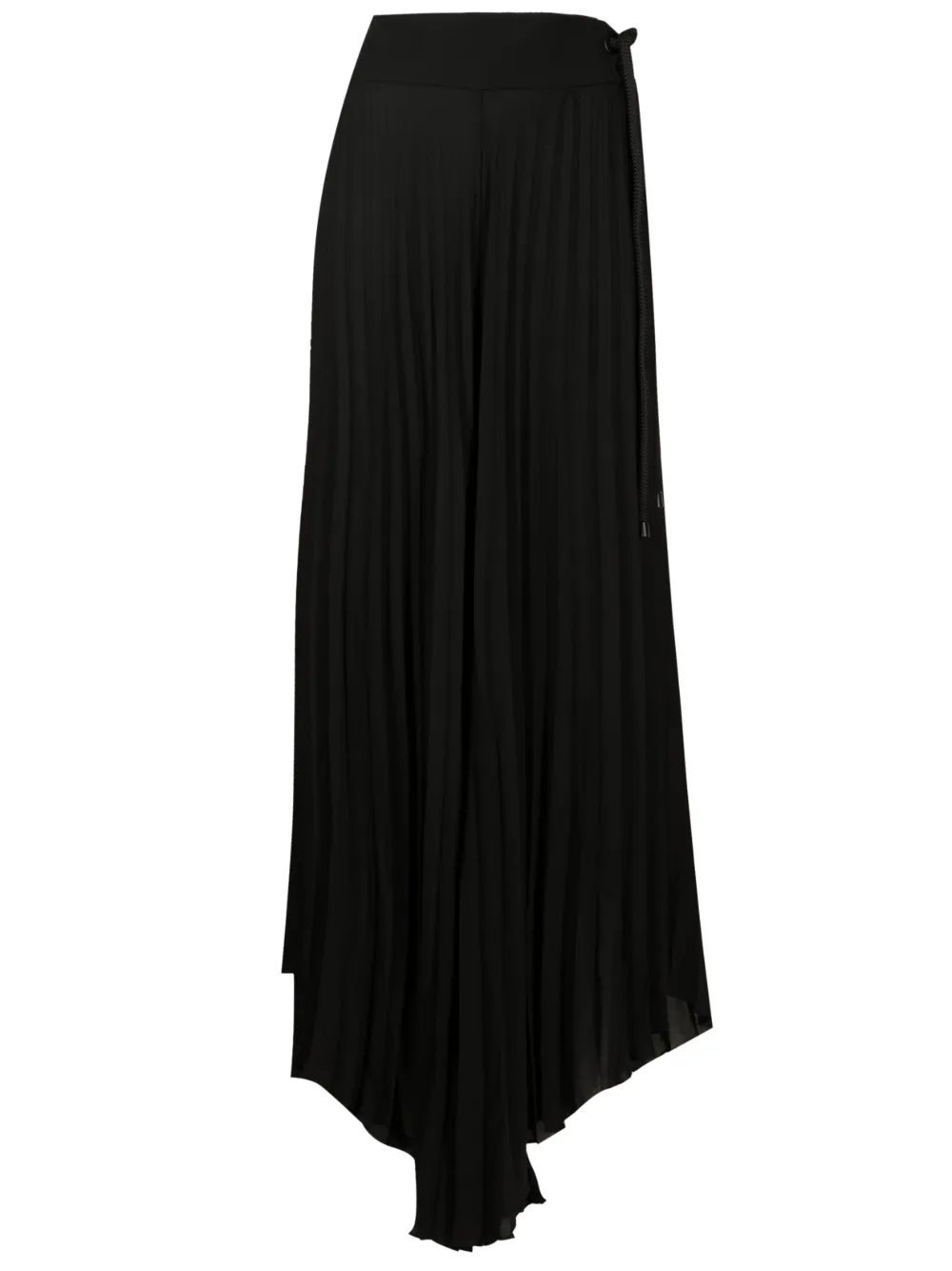 Osklen plissé wide-leg trousers – Black